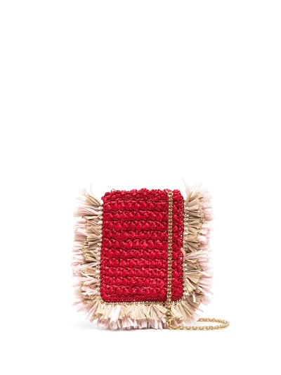 Shop La Doublej Purse Necklace Crossbody Bag In Red