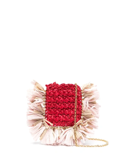 Shop La Doublej Mini Purse Necklace In Red