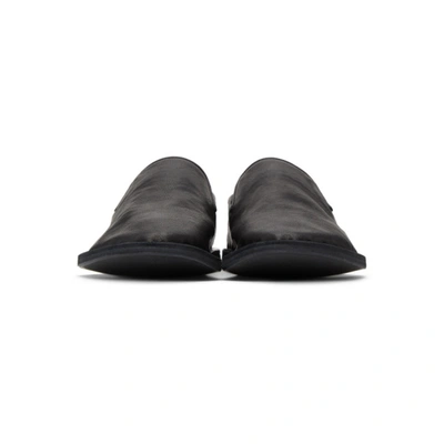 Shop Officine Creative Black Felix 006 Loafers In Wash Black