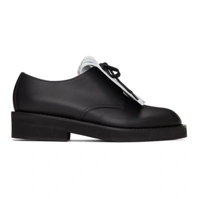 Shop Marni Black Laced Oxfords In Zl754