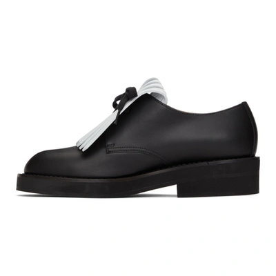 Shop Marni Black Laced Oxfords In Zl754