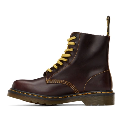 Shop Dr. Martens' Burgundy 1460 Pascal Boots In Oxblood