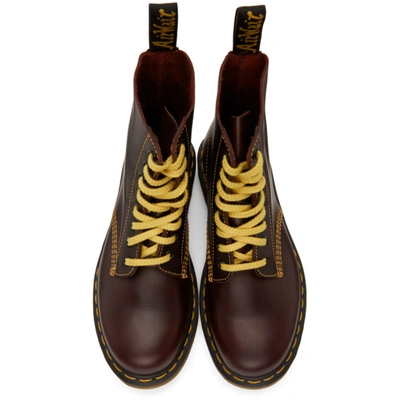 Shop Dr. Martens' Burgundy 1460 Pascal Boots In Oxblood