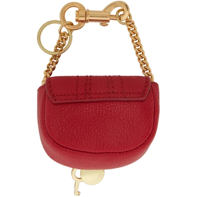 Shop See By Chloé Red Hana Coin Pouch In 636 Red Fla