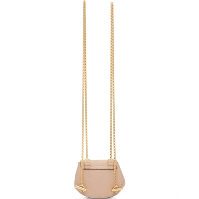 Shop Chloé Pink Mini Drew Backpack In 6j5 Cempink