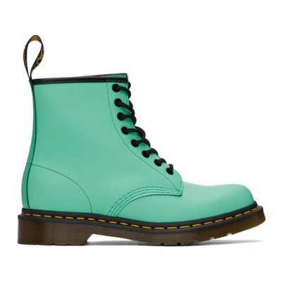 Shop Dr. Martens' Green 1460 Smooth Lace-up Boots In Pmint Green