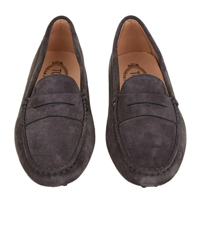 Shop Tod's Gommino Suede Driving Shoe