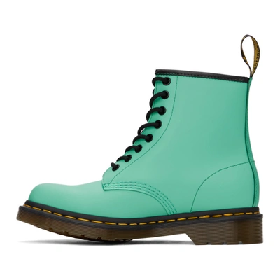 Shop Dr. Martens' Green 1460 Smooth Lace-up Boots In Pmint Green