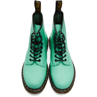 Shop Dr. Martens' Green 1460 Smooth Lace-up Boots In Pmint Green