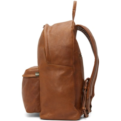 Shop Officine Creative Tan Leather Oc Backpack In D210 Cuoio