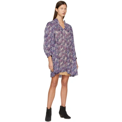 Shop Isabel Marant Étoile Purple Virginie Dress In 30fn Fadedn