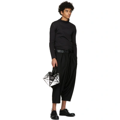 Shop 132 5. Issey Miyake Black Recycled Jersey Basic Trousers In 15 Black