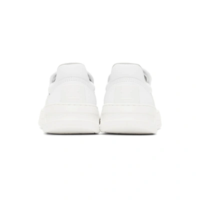 Shop Acne Studios White Chunky Slip-on Sneakers In 100 White