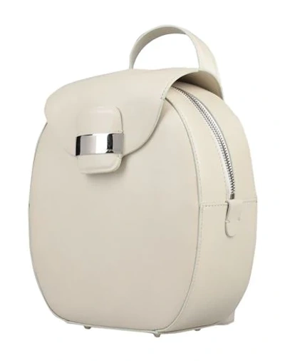 Shop Sergio Rossi Backpacks In Beige