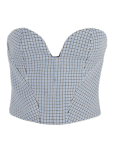 Shop Philosophy Di Lorenzo Serafini Taylor Cropped Top In Light Blue