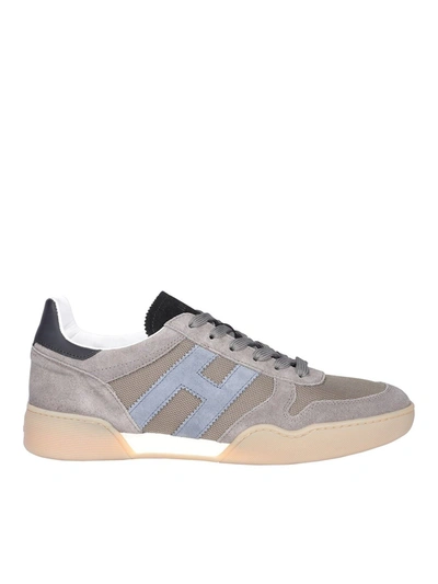 Shop Hogan H357 Sneakers In Grey