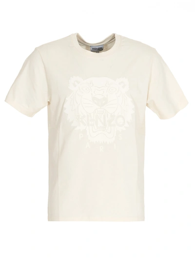 Shop Kenzo Tiger T-shirt In Light Beige