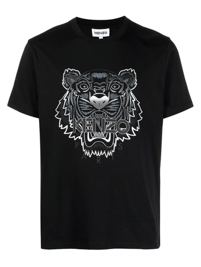 Shop Kenzo Tiger T-shirt In Black