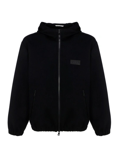 Shop Valentino Cashmere-wool Blend Jacket In Black