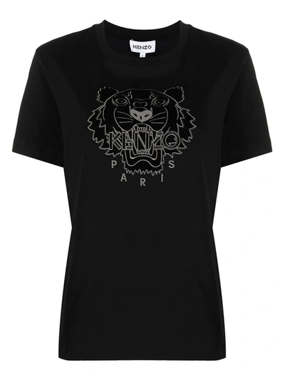 Shop Kenzo Tiger T-shirt In Black