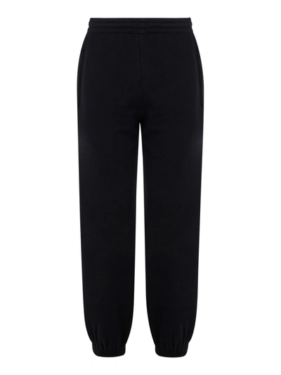 Shop Off-white Cotton Tracksuit Bottoms In Black