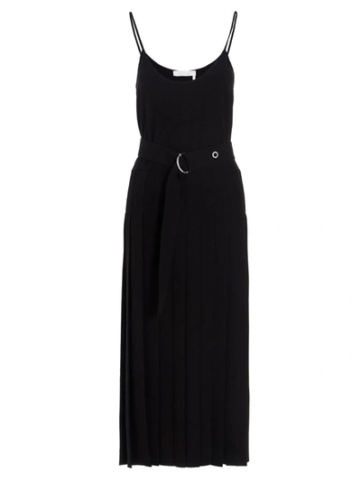 Shop Chloé Pleated Skirt Black Dress