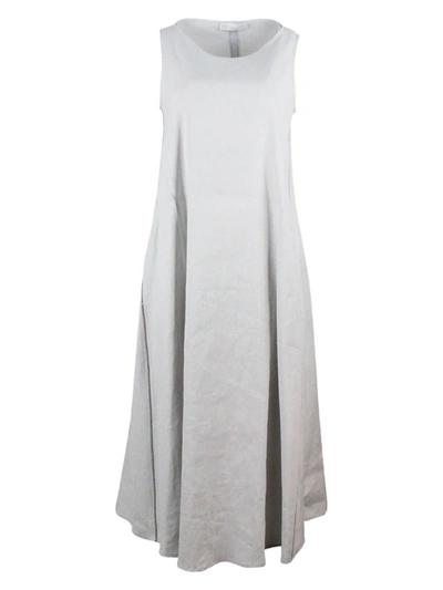 Shop Fabiana Filippi Sleveless Dress In Grey