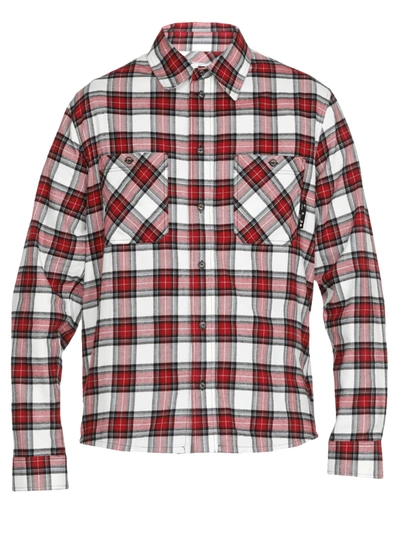 Shop Off-white Checked Shirt In Red No Col