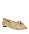 DOLCE & GABBANA Gianna Embellished Lace Slipper