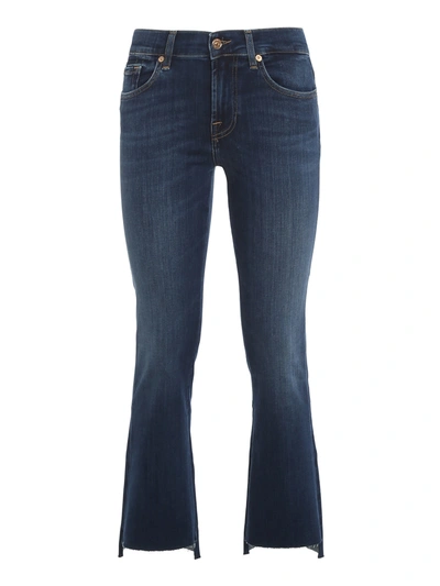 Shop 7 For All Mankind Slim Illusion Never Ending Jeans In Dark Wash