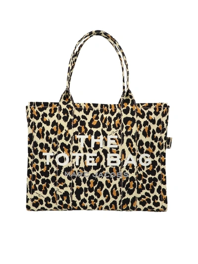 Shop Marc Jacobs Large Traveler Tote Shopper In Animalier In Animal Print