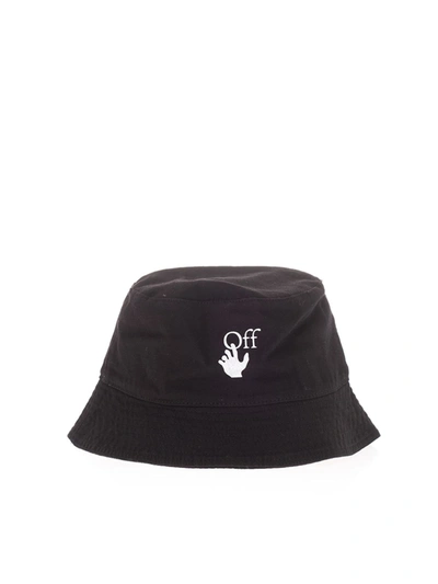 Shop Off-white Hand Off Bucket Hat In Black