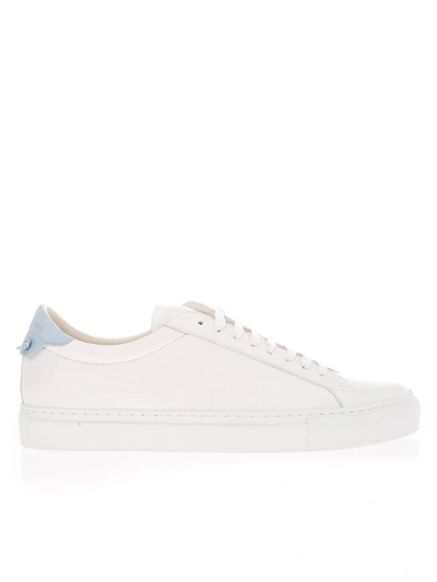 Shop Givenchy Matt Leather Sneakers In White