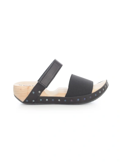 Shop Trippen Open Toe Sandal W/double Strap In Black