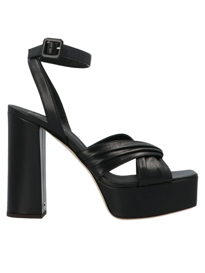 Shop Giuseppe Zanotti Las Vegas Sandals In Black