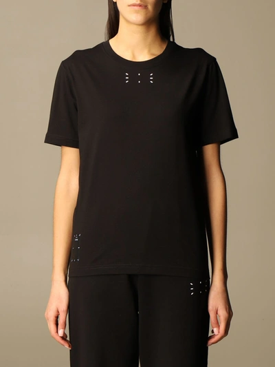 Shop Mcq By Alexander Mcqueen T-shirt Mcq Cotton T-shirt With Logo In Black