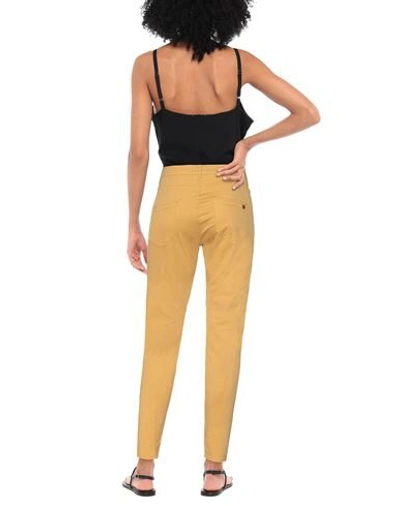 Manila Grace Casual Pants In Yellow