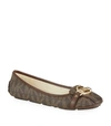 Michael Michael Kors 'fulton' Moccasin (women) In Brown/gold