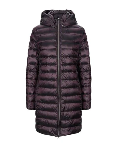 Shop Adhoc Full-length Jacket In Deep Purple