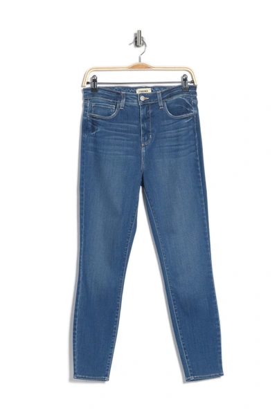 Shop L Agence Margot High Waist Crop Skinny Jeans In Hacienda