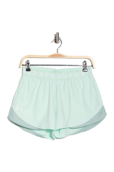 Shop Under Armour Ua Play Up 3.0 Shorts In 403 Seaglass Blue