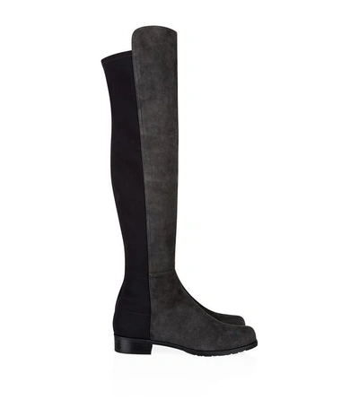 Shop Stuart Weitzman 5050 Suede Over-the-knee Boot