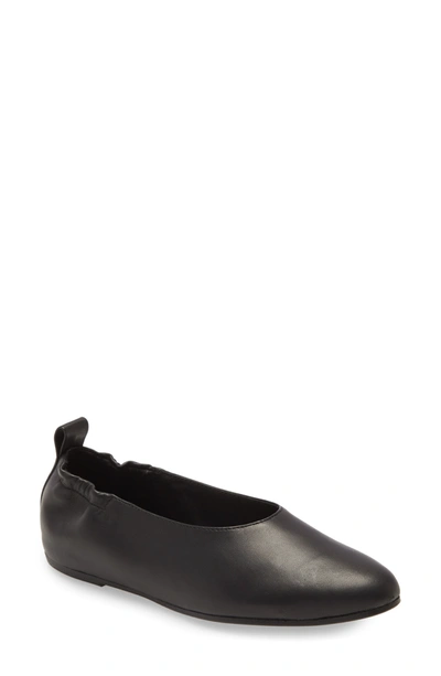 Shop Eileen Fisher Naomi Flat In Black