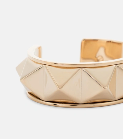 Shop Valentino Roman Stud Cuff Bracelet In Gold