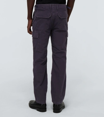 Shop Balenciaga Slim-fit Cargo Pants In Blue