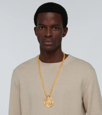 Shop Versace Medusa Gold-plated Necklace