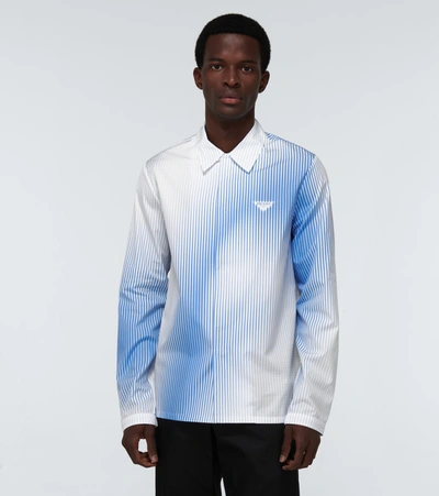 PRADA STRIPED DIGITAL PRINTED SHIRT P00521877