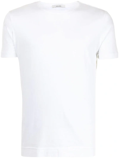 Shop Adam Lippes Crew Neck Cotton T-shirt In White
