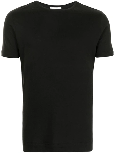 Shop Adam Lippes Crew Neck Cotton T-shirt In Black