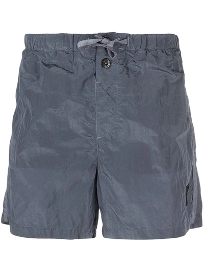 Shop Stone Island Drawstring Swimming Shorts In Blue